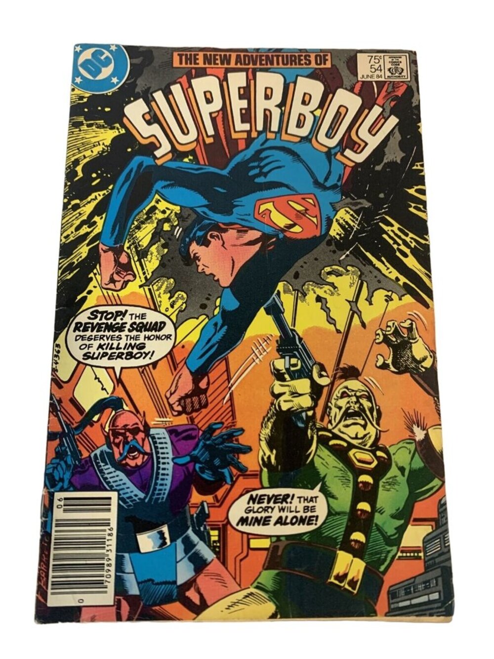 New Adventures of Superboy #54 (1984) DC Bronze Age Newsstand VF